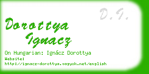 dorottya ignacz business card